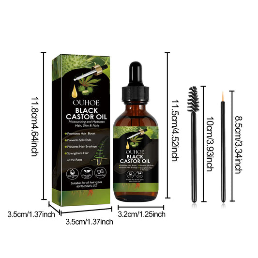 Midnight Black Castor Hair Serum