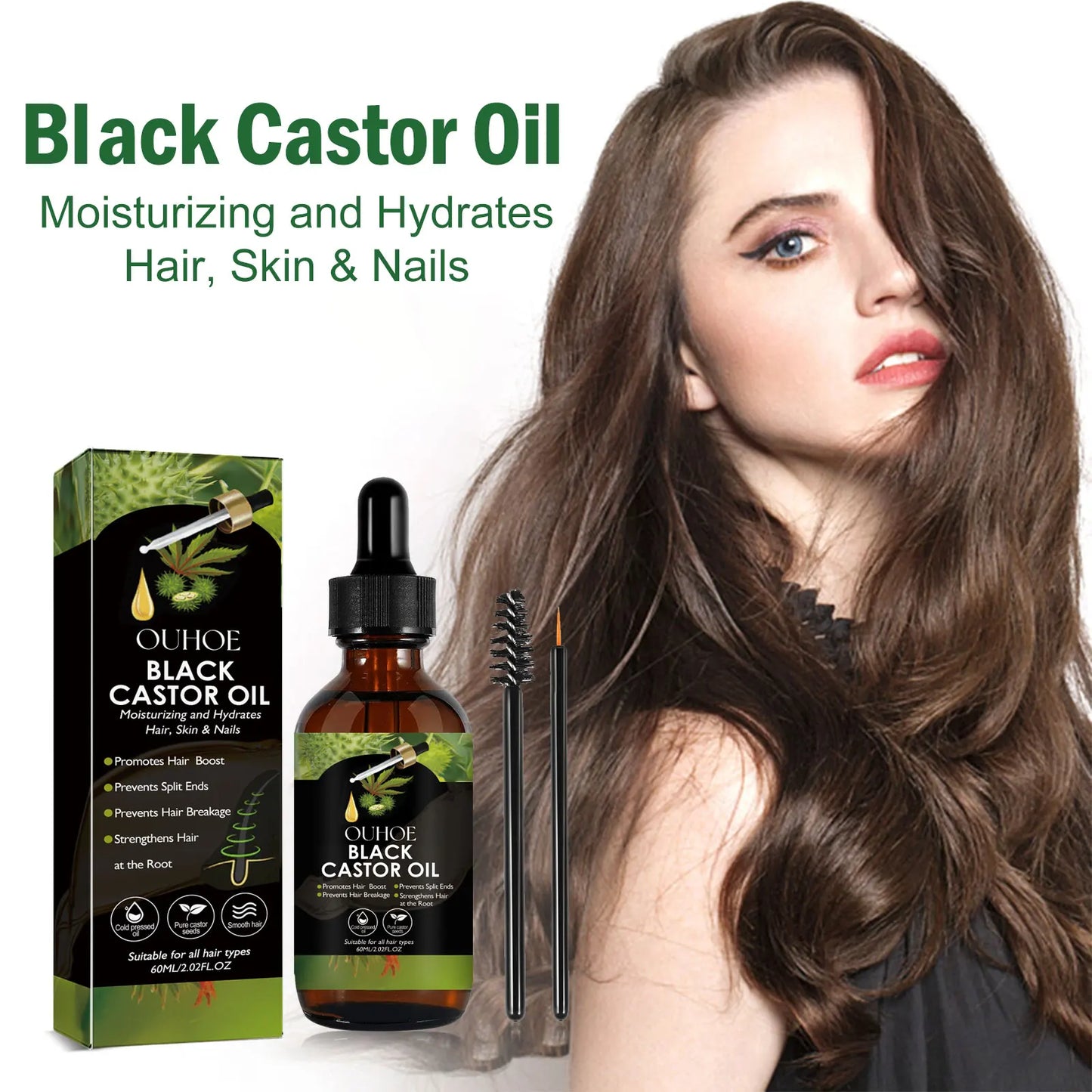 Midnight Black Castor Hair Serum